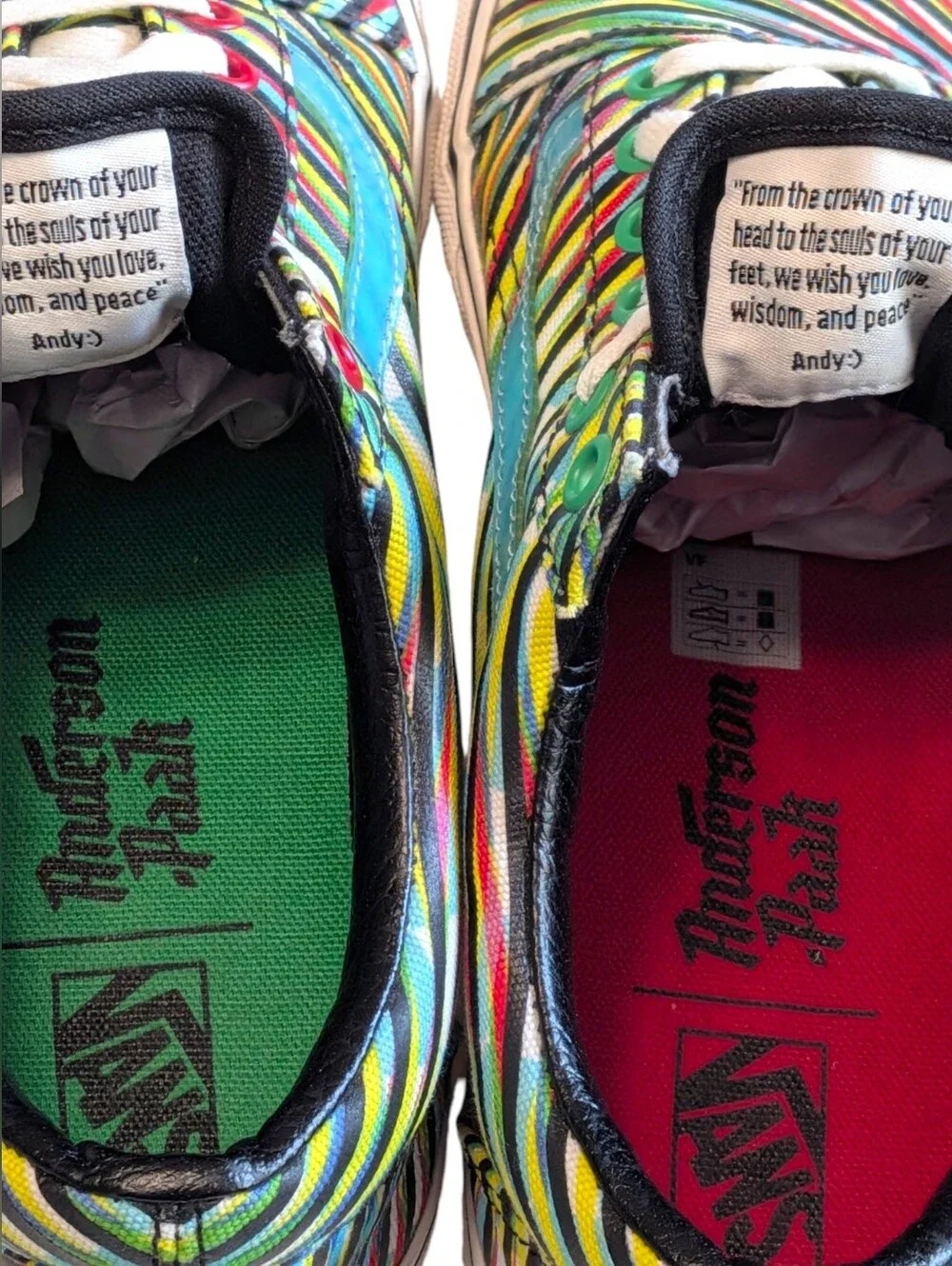 Vans x Anderson Paak Old Skool DX Venice Multicolor Sneakers Mens 8 Womens 9.5